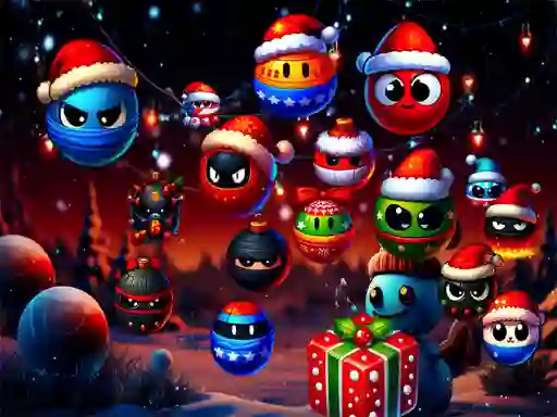 Gra Christmas Rush : Red and Friend Balls w Internecie