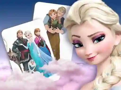 Gra Frozen Memory Card Match w Internecie