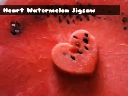 Gra Heart Watermelon Jigsaw w Internecie