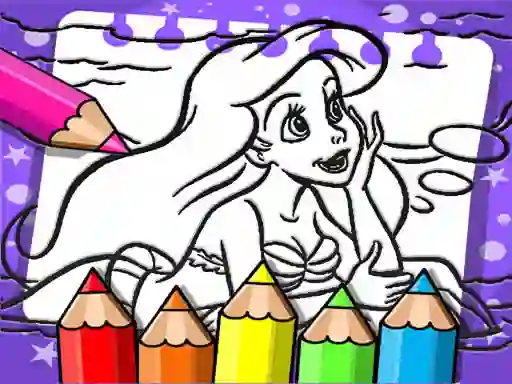 Gra Ariel The Mermaid Coloring Book w Internecie