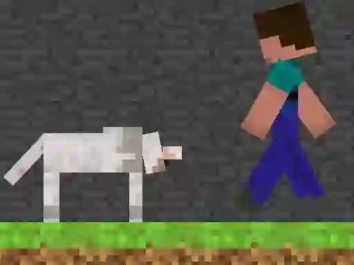 Gra Steve and Wolf w Internecie