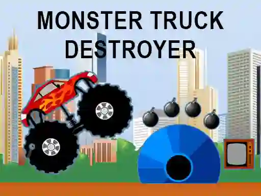 Gra Monster truck destroyer w Internecie