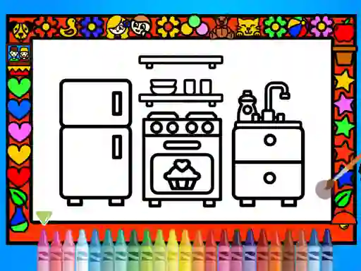 Gra Color and Decorate Rooms w Internecie
