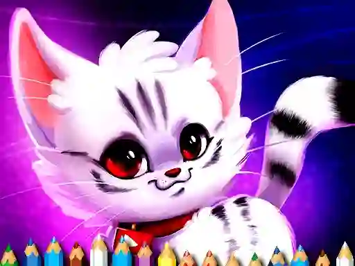 Gra Cute Kitty Coloring w Internecie