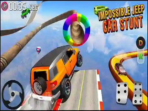 Gra GT Jeep Impossible Mega Dangerous Track w Internecie