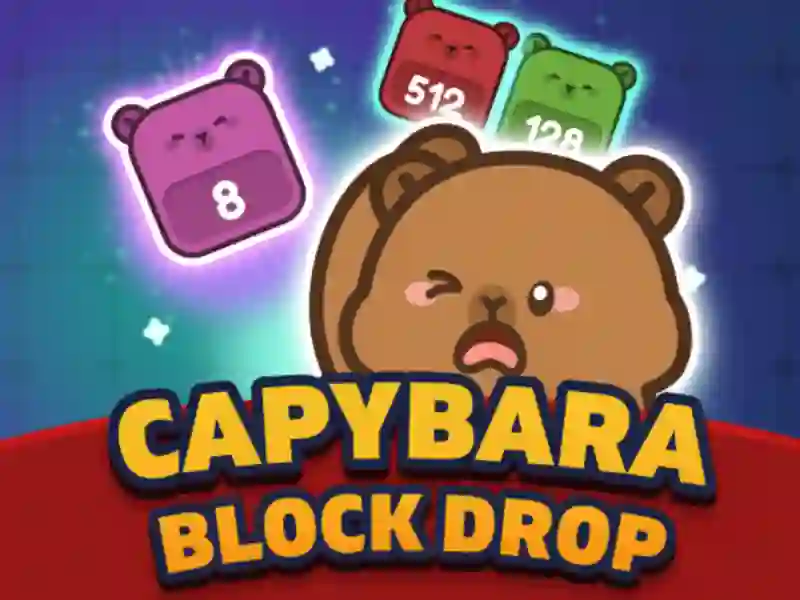Gra Capybara Block Drop w Internecie
