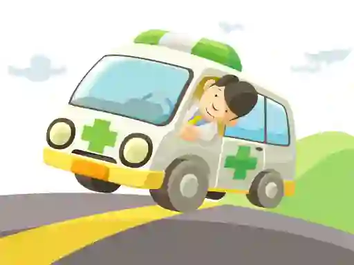 Gra Cartoon Ambulance w Internecie
