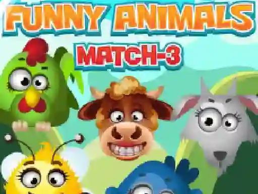 Gra Funny Animals Match 3 w Internecie