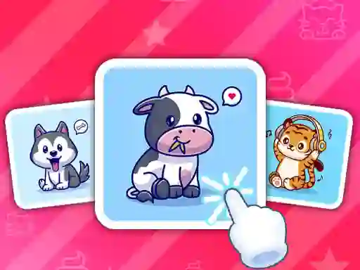 Gra Cute Animal Cards w Internecie