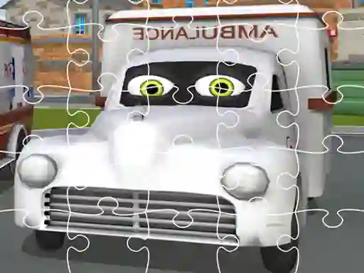 Gra Ambulance Trucks Jigsaw w Internecie