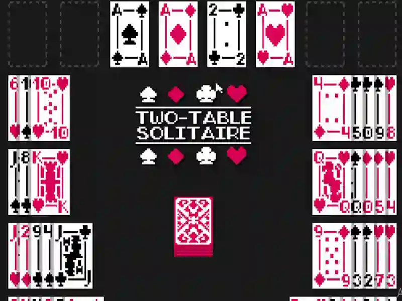 Gra Two-Table Solitaire w Internecie