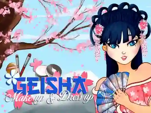 Gra Geisha make up and dress up w Internecie