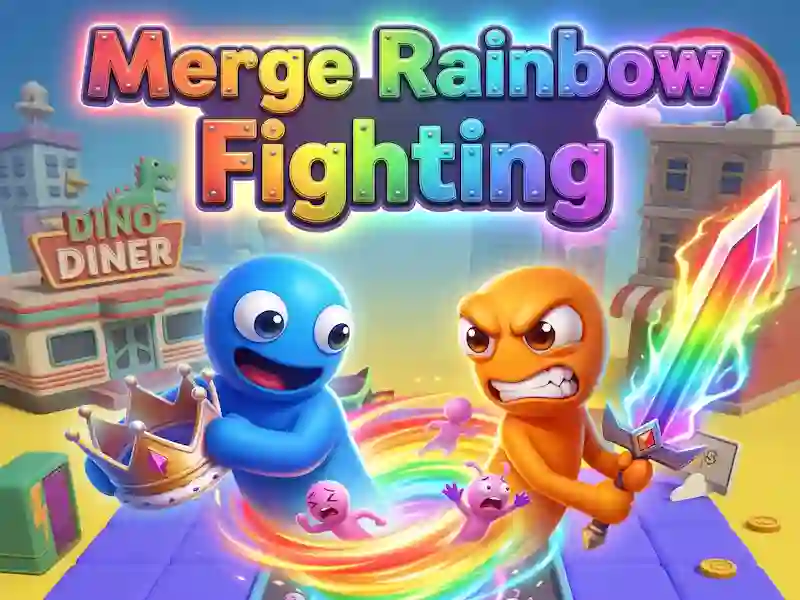 Gra Merge Rainbow Fighting w Internecie