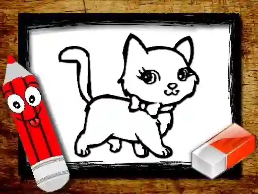 Gra Back to School: Animals Coloring Book w Internecie