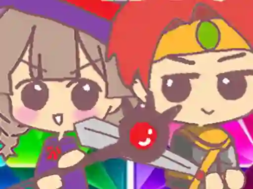 Gra 3 match puzzle battle w Internecie