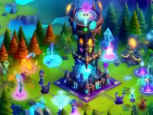 Gra 2D Fantasy Tower Defence w Internecie