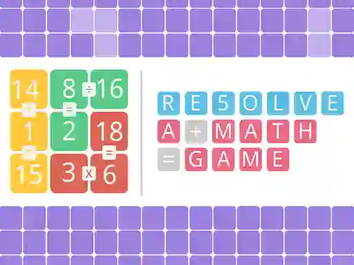 Gra Resolve a math game w Internecie