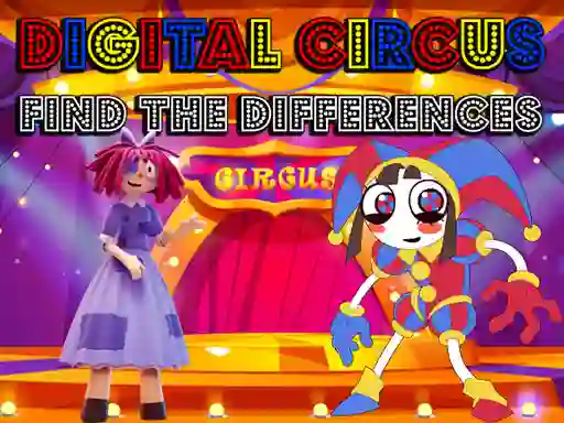 Gra Digital Circus Find The Differences w Internecie