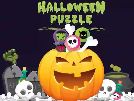 Gra Halloween Puzzle w Internecie