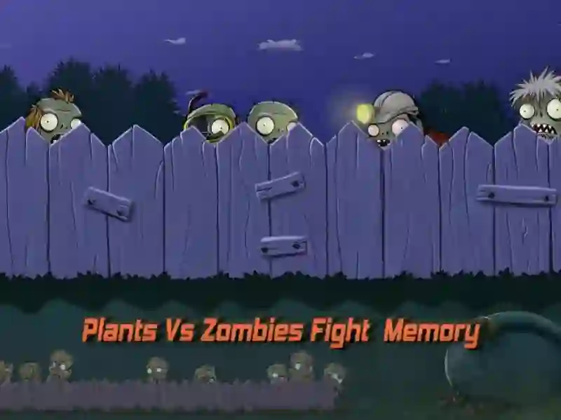 Gra Plants vs Zombies Fight Memory w Internecie