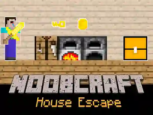 Gra Noobcraft House Escape w Internecie