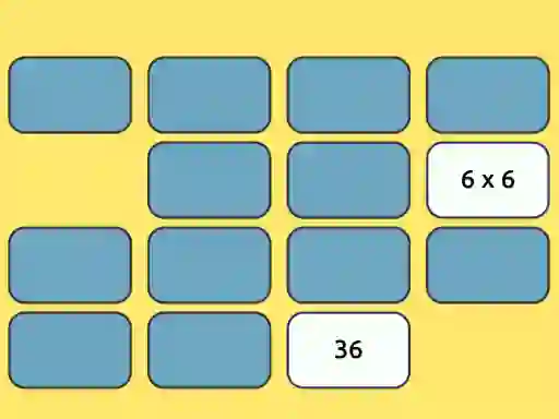 Gra Math Memory w Internecie