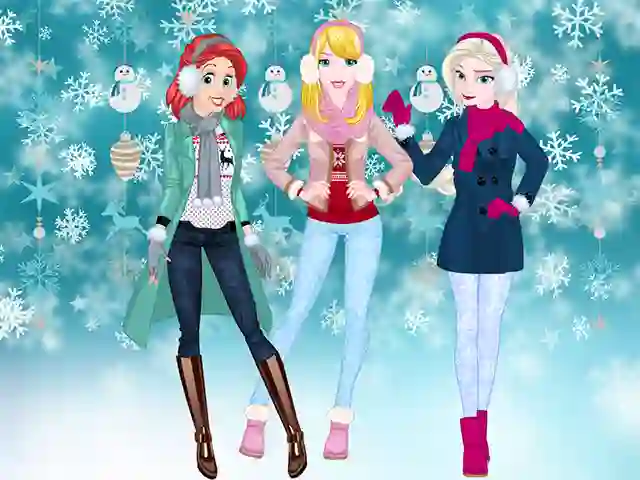 Gra Princesses Winter Spree w Internecie