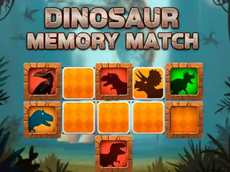 Gra Dinosaur Memory Match w Internecie