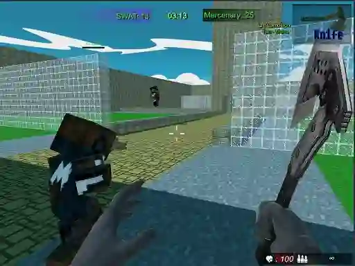 Gra Pixel Fps SWAT Command w Internecie