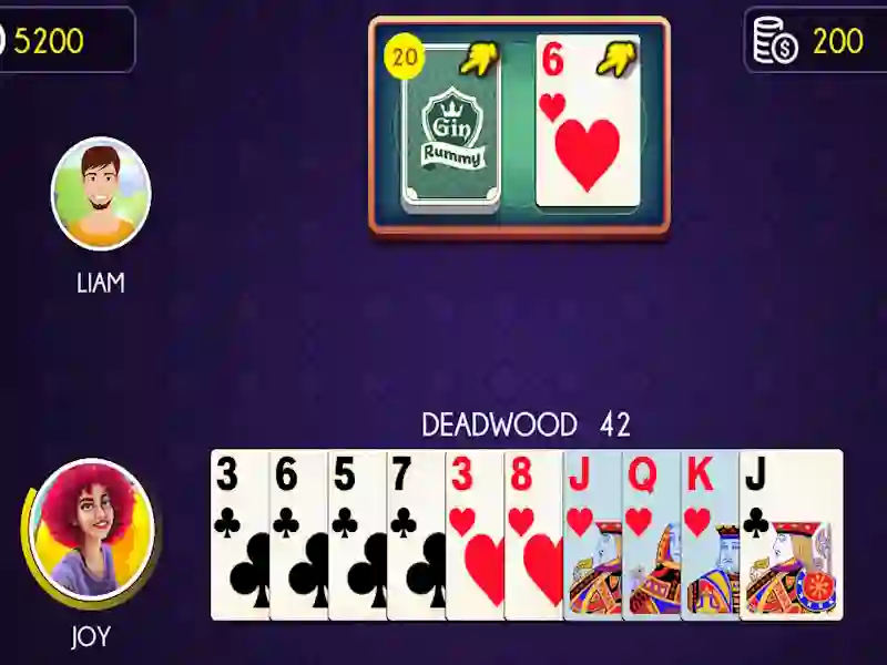 Gra Gin Rummy w Internecie