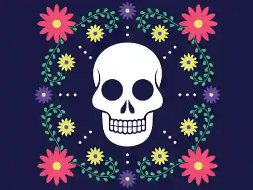 Gra Colorful Skull Jigsaw w Internecie