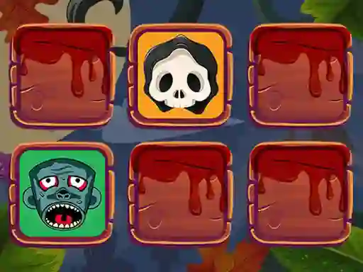 Gra Halloween Faces Memory w Internecie
