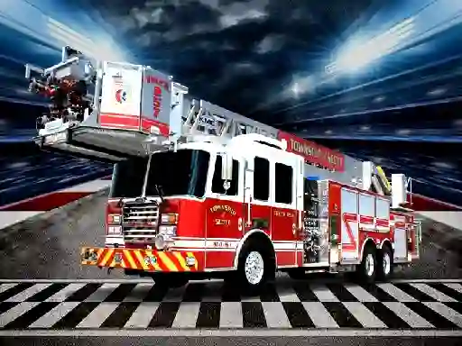 Gra Fire Trucks Puzzle w Internecie