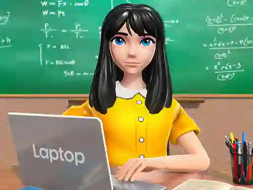 Gra School Teacher Game School Day w Internecie