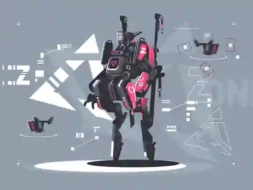 Gra Alien Robot Warrior Hidden w Internecie