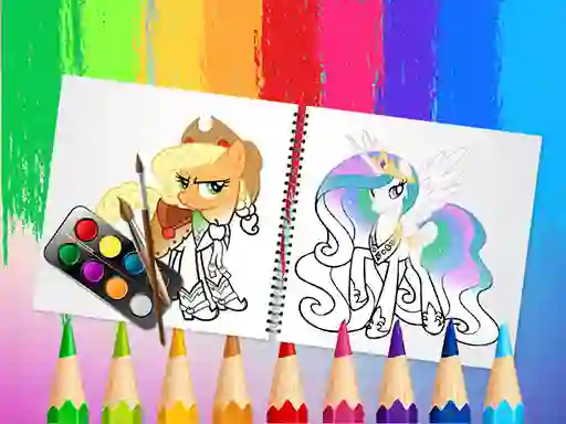 Gra Sweet Pony Coloring Book w Internecie