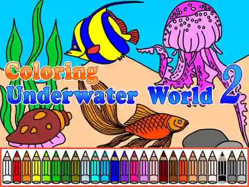 Gra Сoloring Underwater World 2 w Internecie