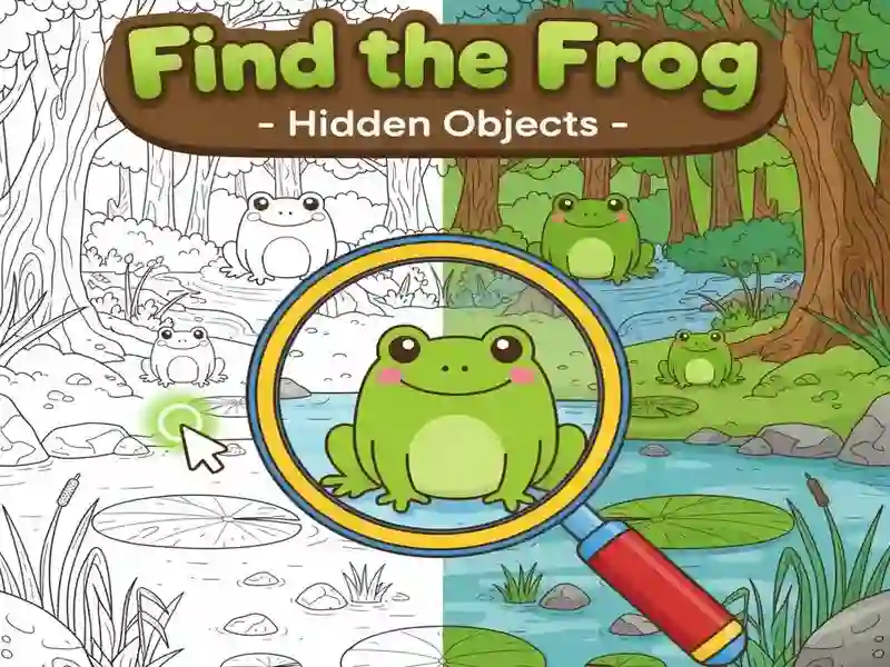 Gra Find the Frog Hidden Objects w Internecie