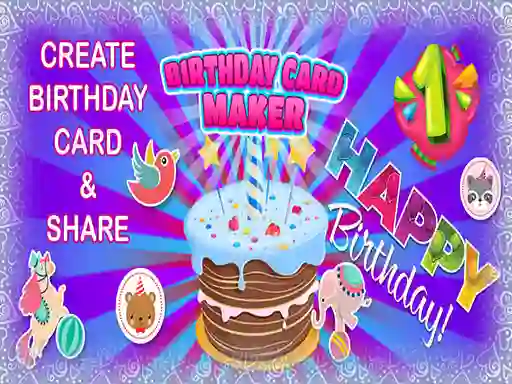Gra Birthday Card Maker w Internecie