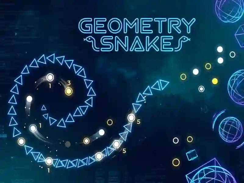 Gra Geometry Snake w Internecie