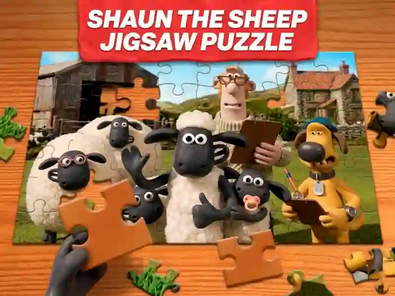 Gra Shaun the Sheep Jigsaw Puzzle w Internecie