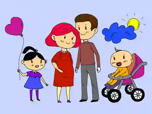 Gra Happy Family Coloring Book w Internecie