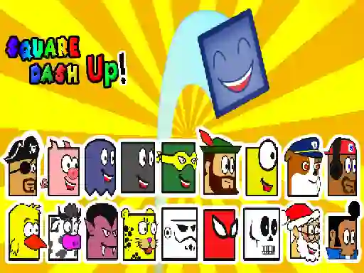 Gra Square Dash Up w Internecie