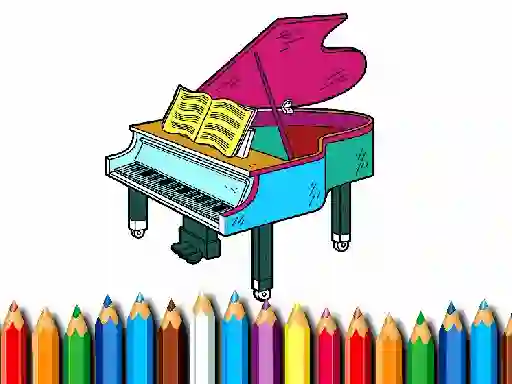 Gra Back To School: Piano Coloring Book w Internecie