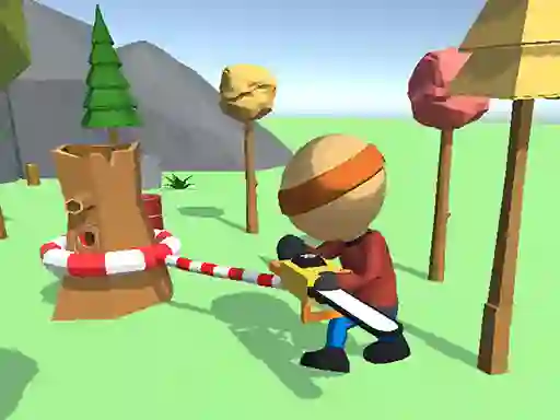Gra Wood Man Cutter w Internecie