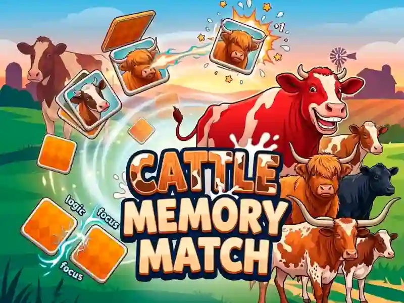 Gra Cattle Memory Match w Internecie