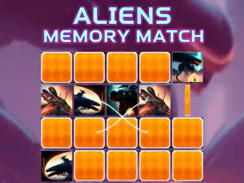 Gra Aliens Memory Match w Internecie