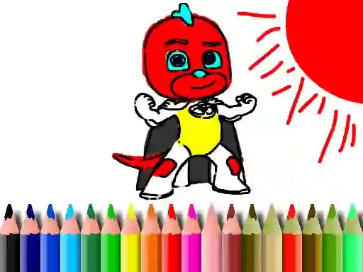 Gra Back To School: Mask Boy Coloring w Internecie