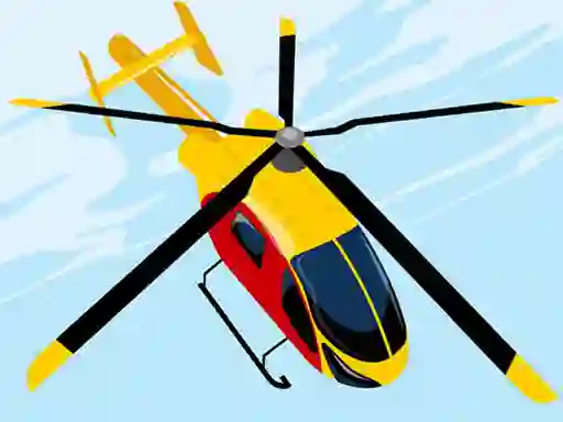 Gra Dangerous Helicopter Jigsaw w Internecie