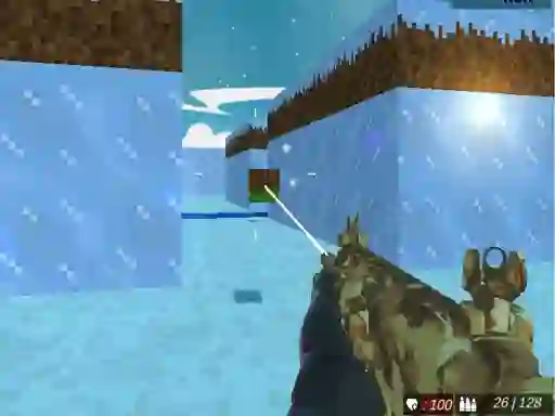 Gra Blocky Swat Shooting Iceworld Multiplayer w Internecie
